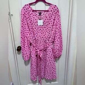 NWT plus size SHEIN belted heart dress (read size description!)